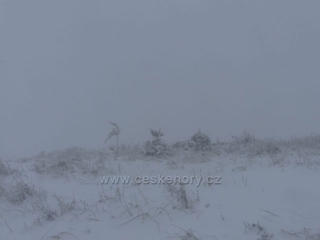 Na vrcholu vrchu Polom.