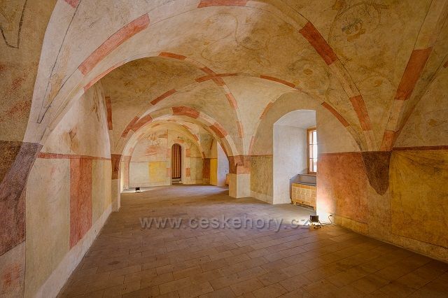 Interiér zámku Žirovnice
