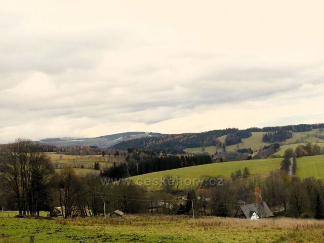 Vrchní Orlice - pohled do údolí Divoké Orlice.