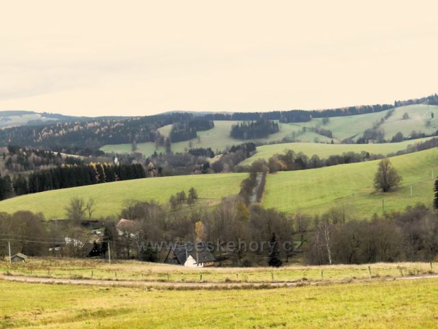 Vrchní Orlice - pohled k Bartošovicím v O.h.
