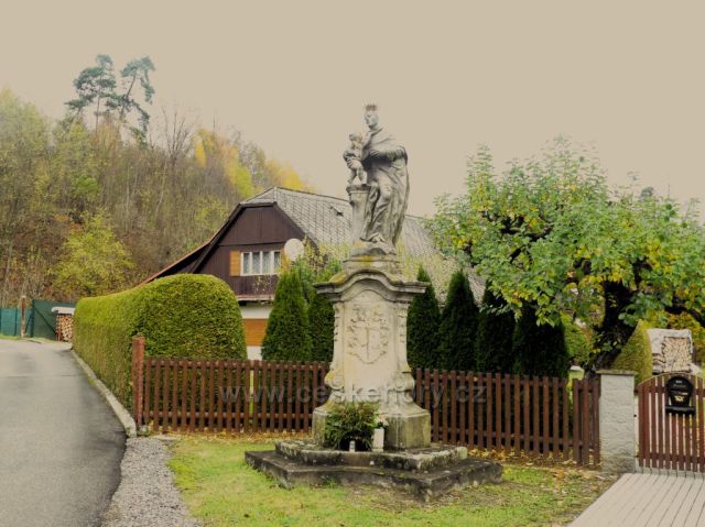 Žamberk - Polsko, socha sv. Antonína Peruánského