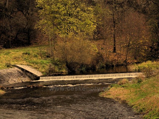 Žamberk - splav na Divoké Orlici nad soutokem s Rokytenkou