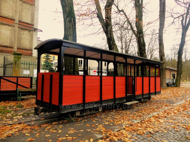 Žamberk - vagon před Muzeem starých strojů