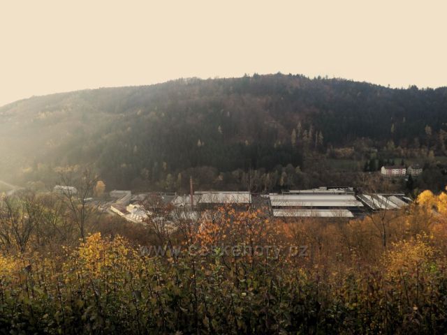 Lanšperk - pohled na vrch Vadětín