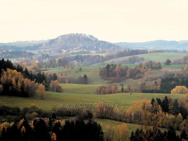 Lanšperk -pohled k Žampachu