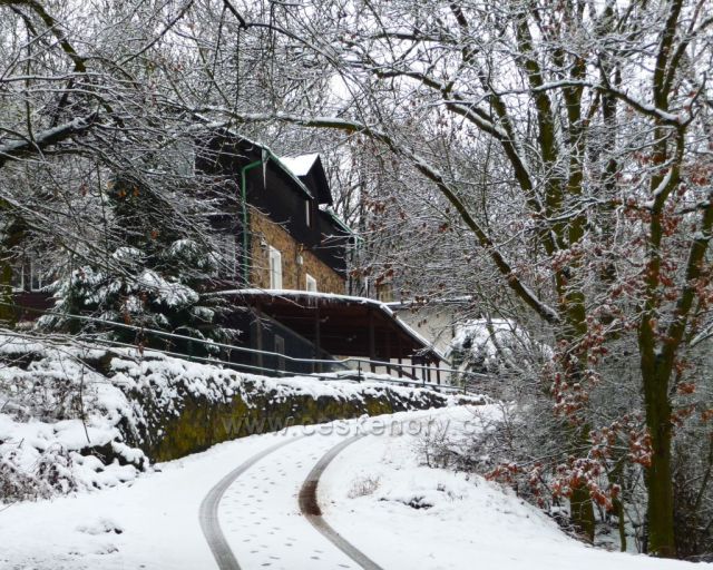 Okolo Bořně v zimním čase