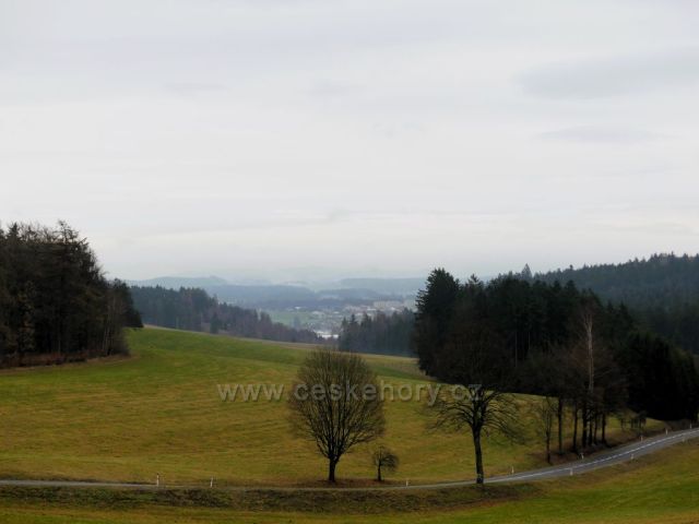 Hejnice - Pohled z Kučerovo kopce k Žamberku