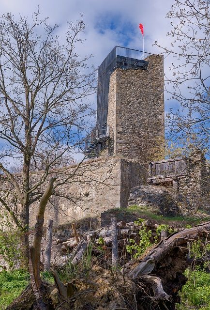 Zřícenina hradu Orlík nad Humpolcem
