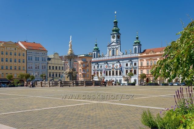 Náměstí Přemysla Otakara II. v Českých Budějovicích