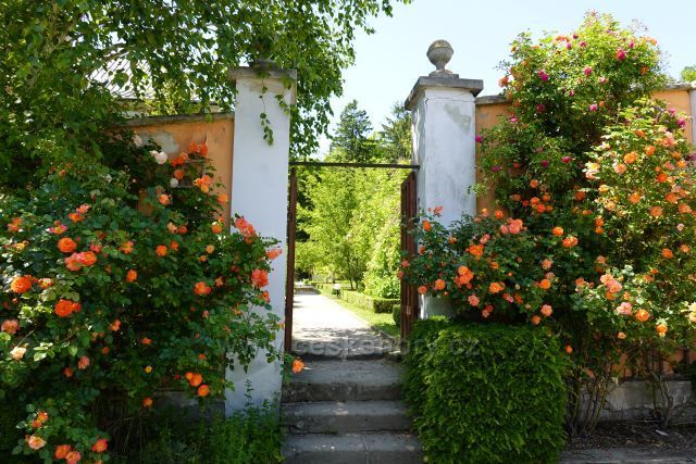 Zámecký park rokokového zámku Nové Hrady