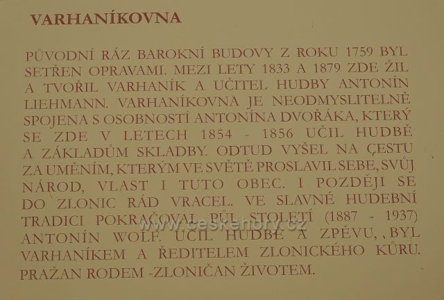 Památník Antonína Dvořáka
Zlonice