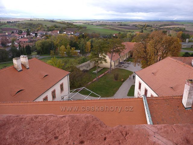 Zámek Nový Hrad 
v Jimlíně u Loun
(výhledy z věže)
