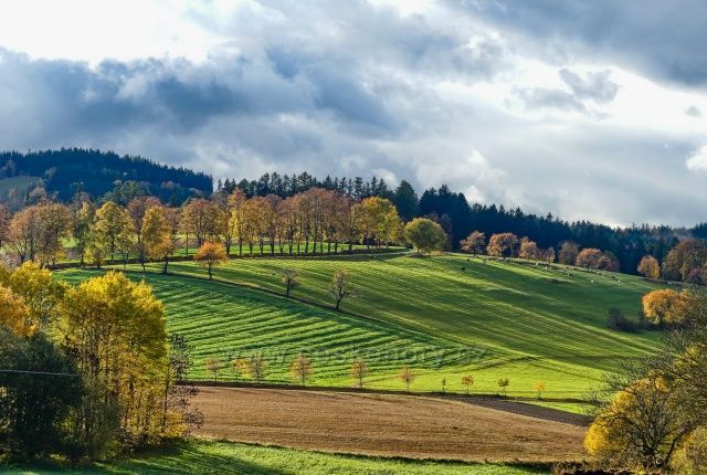 Podzim v podhůří  Šumavy