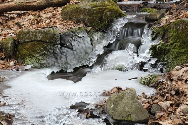 Pekelský potok nad vodopádem