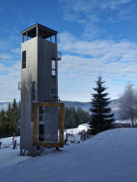 Rozhledna nad sjezdovkou Kouty nad Desnou