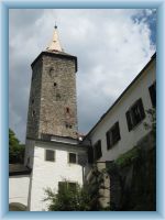 Roštejn - gotická sedmiboká věž